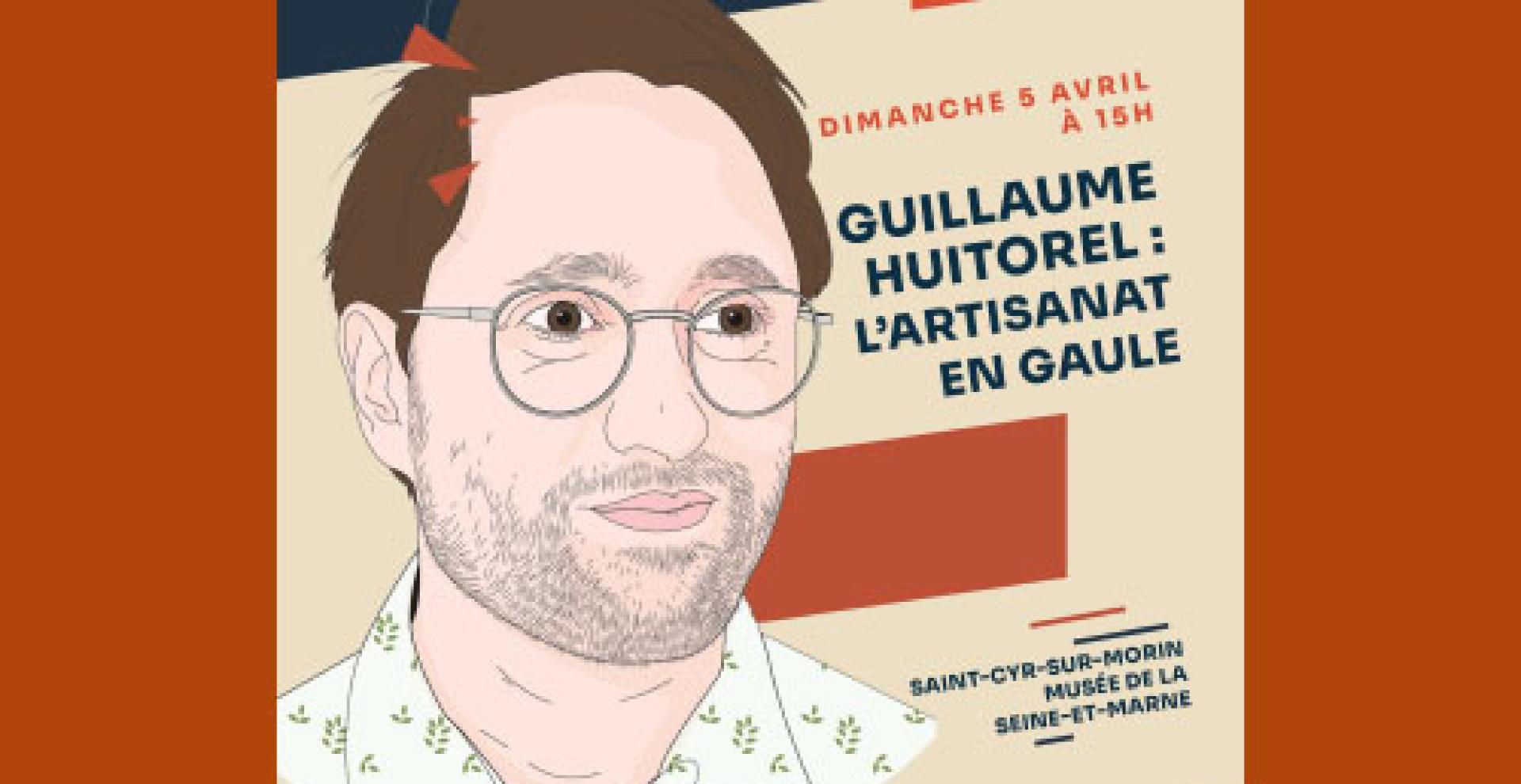 Affiche pour la conférence de Guillaume Huitorel