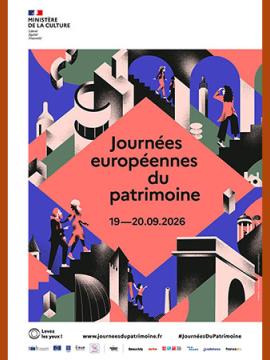 Affiche des Journées Européennes du Patrimoine 2026