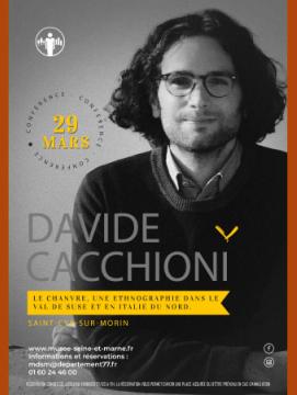 Affiche pour la conférence de Davide Cacchioni