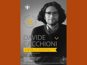 Affiche pour la conférence de Davide Cacchioni