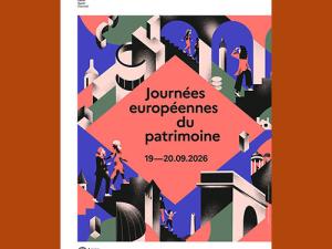 Affiche des Journées Européennes du Patrimoine 2026