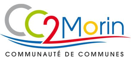 Logo en couleurs de la Communauté de Communes des 2 Morin